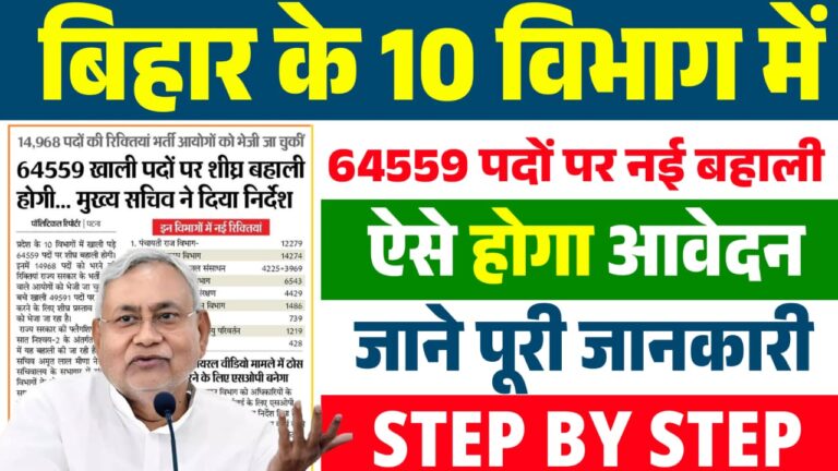 Bihar New Upcoming Vacancy 2025
